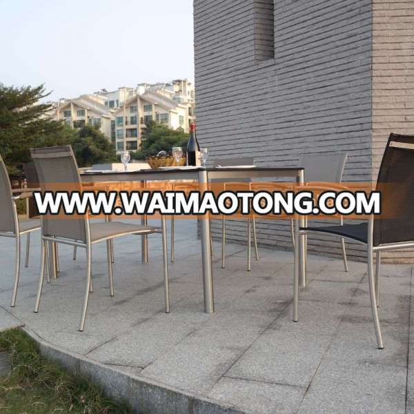 Stainless Steel outdoor recumbent Chair garden office furniture